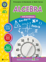 Algebra - Drill Sheets Gr. PK-2