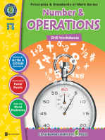 Number & Operations - Drill Sheets Gr. 3-5