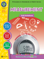 Measurement - Drill Sheets Gr. 6-8