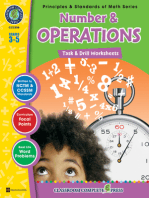 Number & Operations - Task & Drill Sheets Gr. 3-5