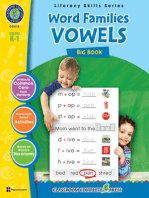 Word Families - Vowels Big Book Gr. PK-2