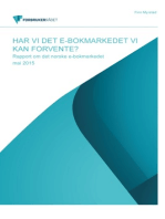 Har vi det e-bokmarkedet vi kan forvente? Rapport om det norske e-bokmarkedet, mai 2015