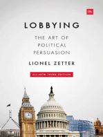 Lobbying: The art of political persuasion