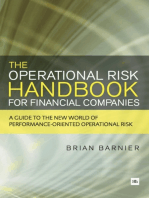 The Operational Risk Handbook for Financial Companies: A guide to the new world of performance-oriented operational risk