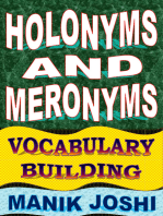 Holonyms and Meronyms