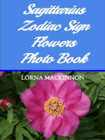 Sagittarius Zodiac Sign Flowers Photo Book