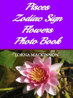 Pisces Zodiac Sign Flowers Photo Book