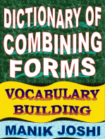 Dictionary of Combining Forms
