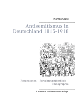 Antisemitismus in Deutschland 1815- 1918: Rezensionen – Forschungsüberblick – Bibliographie