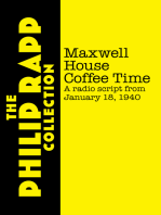 Maxwell House Coffee Time: January 18, 1940 (radio script)