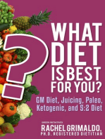 What Diet is Best for You? GM Diet, Juicing, Paleo, Ketogenic, and 5:2 Diet