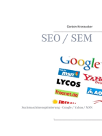 SEO / SEM: Suchmaschinenoptimierung - Google / Yahoo / MSN
