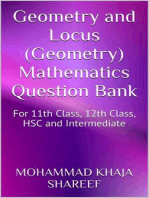 Geometry and Locus (Geometry) Mathematics Question Bank