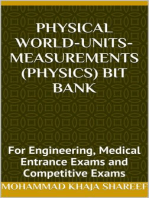 Physical World-Units-Measurements (Physics) Bit Bank