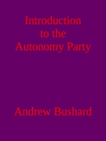 Introduction to the Autonomy Party