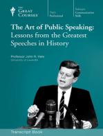 Art of Public Speaking (Transcript)