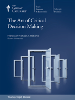 Art of Critical Decision Making (Transcript)