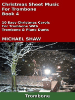 Christmas Sheet Music For Trombone: Book 4