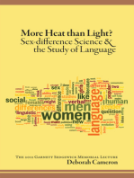 More Heat Than Light?: Sex-difference Science and the Study of Language