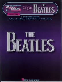 Songs of the Beatles (Songbook): E-Z Play Today Volume 6
