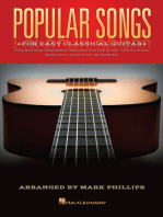 Popular Songs: for Easy Classical Guitar