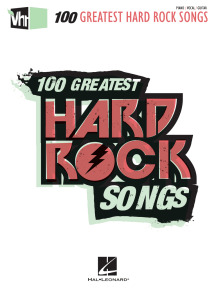 VH1's 100 Greatest Hard Rock Songs (Songbook)