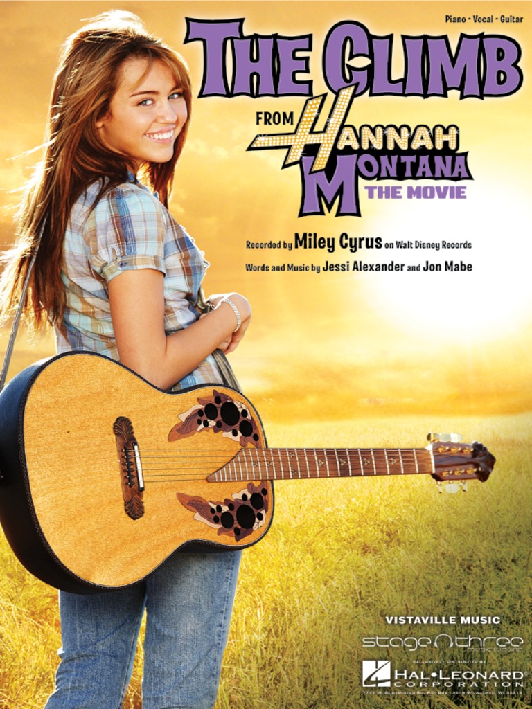 The Climb by Miley Cyrus - Sheet Music - Read Online