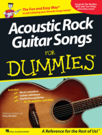 Acoustic Rock Guitar Songs for Dummies