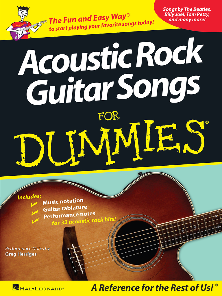 Acoustic Rock Guitar Songs for Dummies - Sheet Music ...