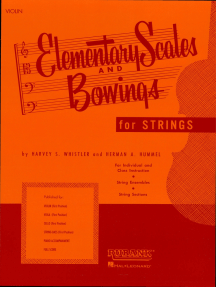 Elementary Scales and Bowings - Violin: (First Position)