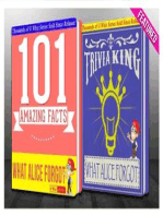 What Alice Forgot - 101 Amazing Facts & Trivia King!