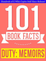 Duty: Memoirs Of A Secretary At War - 101 Amazing Facts You Didn't Know: 101BookFacts.com