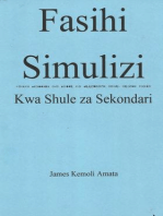 Fasihi Simulizi: Kwa Shule Za Sekondari