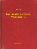 Las fábulas de Esopo. Volumen III.
