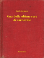 Una delle ultime sere di carnovale