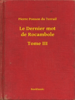 Le Dernier mot de Rocambole - Tome III