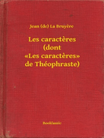 Les caracteres (dont «Les caracteres» de Théophraste)