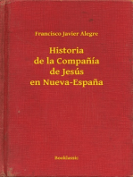 Historia de la Companía de Jesús en Nueva-Espana