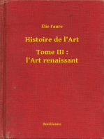 Histoire de l'Art - Tome III 