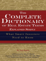 The Complete Dictionary of Real Estate Terms Explained Simply: What Smart Investors Need to Know