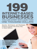 199 Internet-based Business You Can Start with Less Than One Thousand Dollars