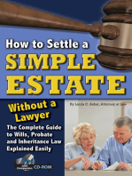How to Settle a Simple Estate Without a Lawyer: The Complete Guide to Wills, Probate, and Inheritance Law Explained Easily