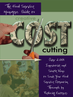 The Food Service Managers Guide to Creative Cost Cutting