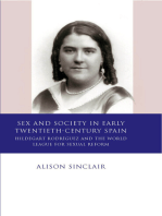 Sex and Society in Early Twentieth Century Spain: Hildegart Rodriguez and the World League for Sexual Reform