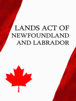 Lands Act of Newfoundland and Labrador