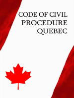 Code of Civil Procedure Québec