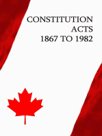 Constitution Acts, 1867 to 1982