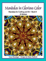 Mandalas in Glorious Color Book 8