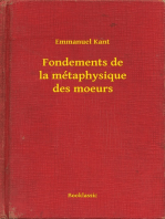 Fondements de la métaphysique des moeurs