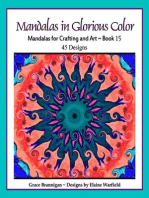 Mandalas in Glorious Color Book 15